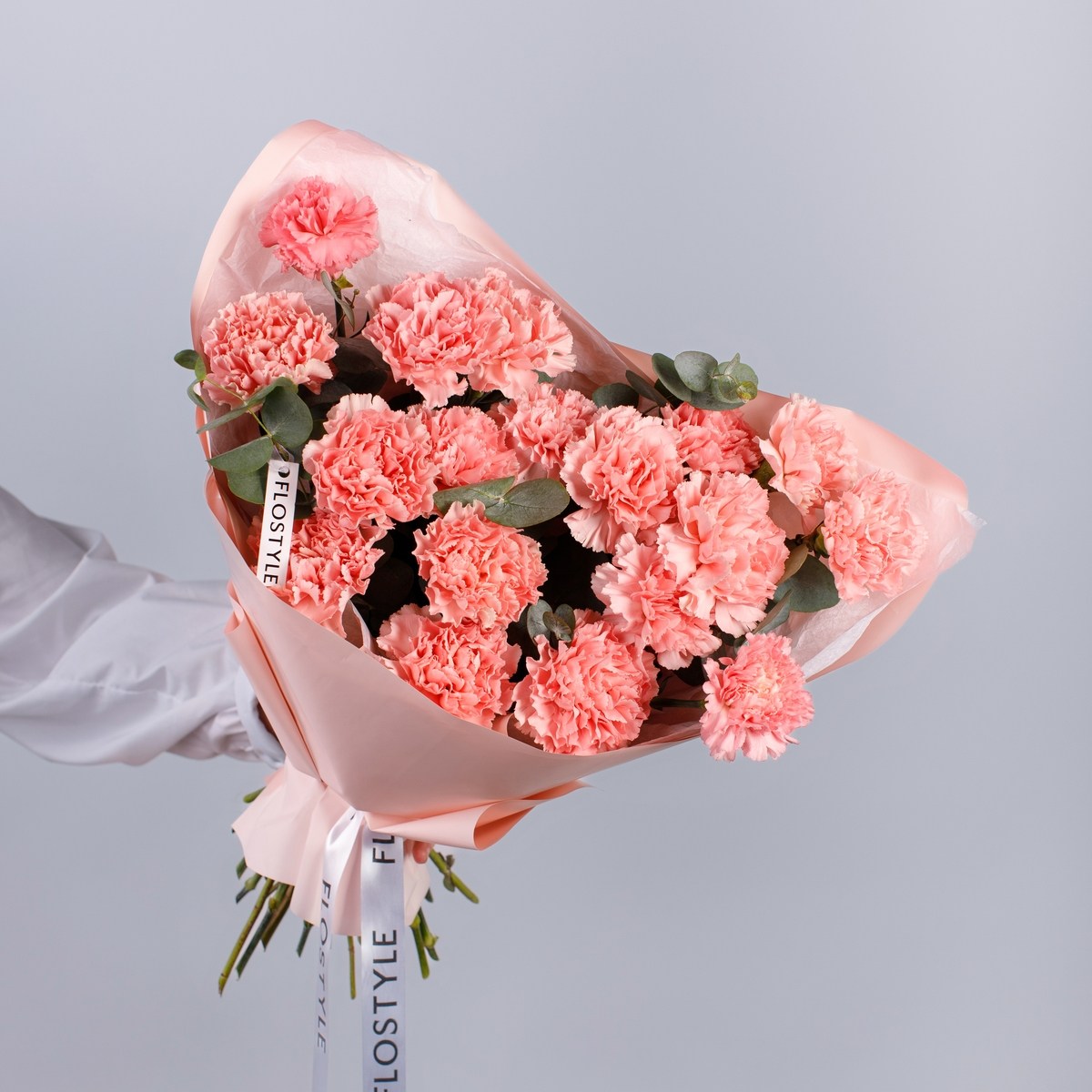 rozovyj diantus buket 7